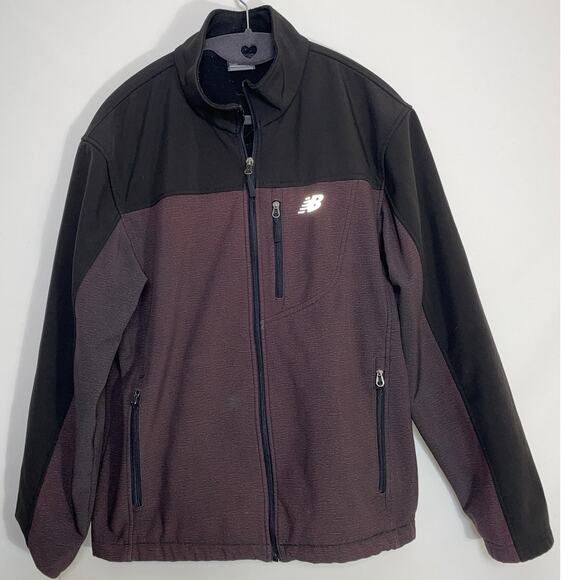 New Balance Fleece Lined Soft Shell Jacket - Men's Size M - Picture 1 of 10